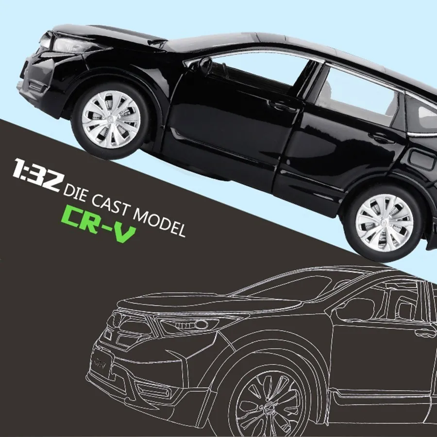 1:32 15 см Honda CRV сплав литья под давлением масштаб модель автомобиля игрушка высокая