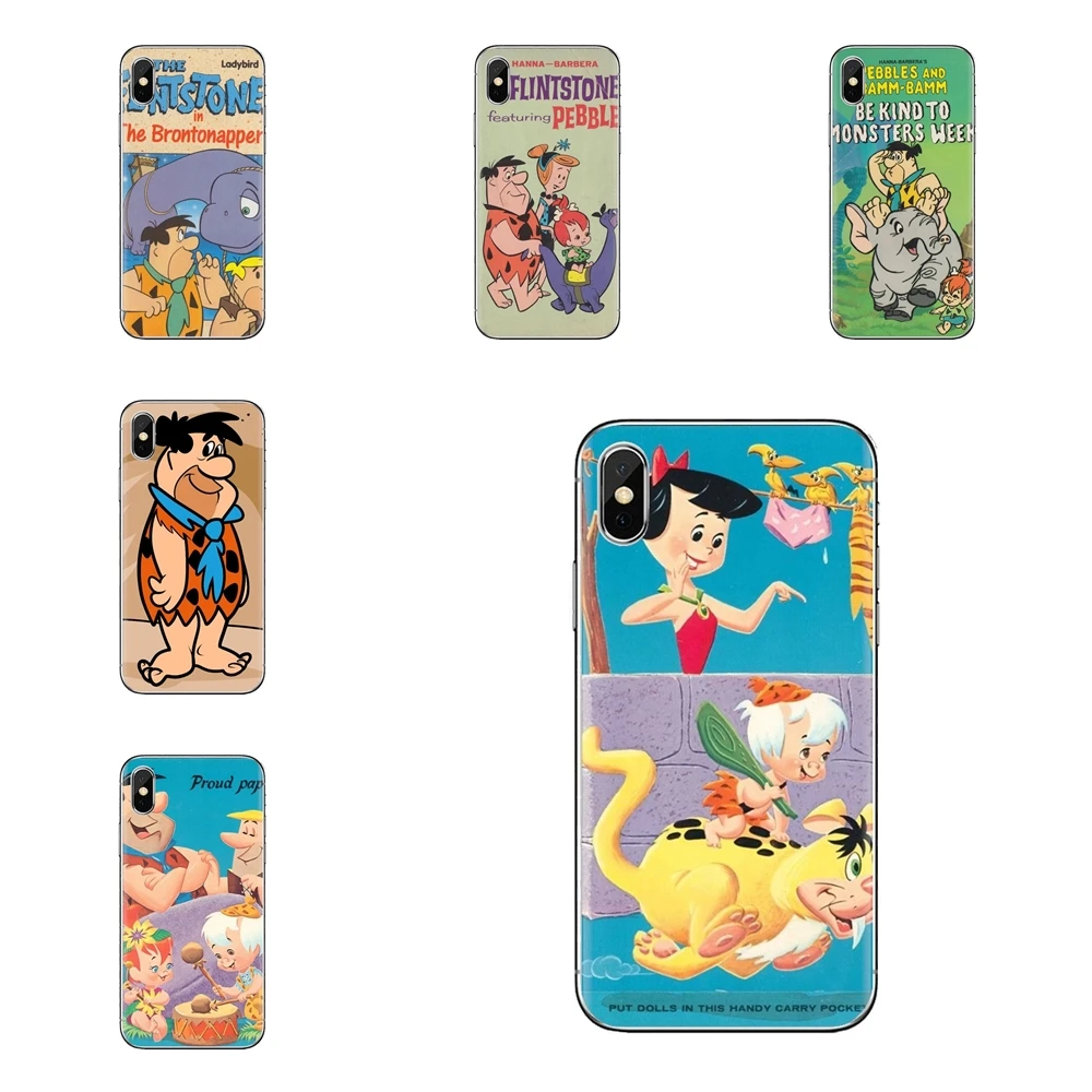 Wilma Pebbles out Fred мультфильм мягкий прозрачный чехол для iPod Touch Apple iPhone 4 4s 5 5S SE 5C 6 6S 7 8 X XR