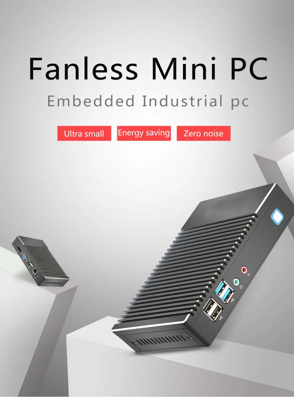 Настольный офисный ПК Мини ПК безвентиляторный AMD A6 1450 четырехъядерный Windows Win10 Linux игровой компьютер wifi HDMI HTPC DDR3L настольный мини-компьютер