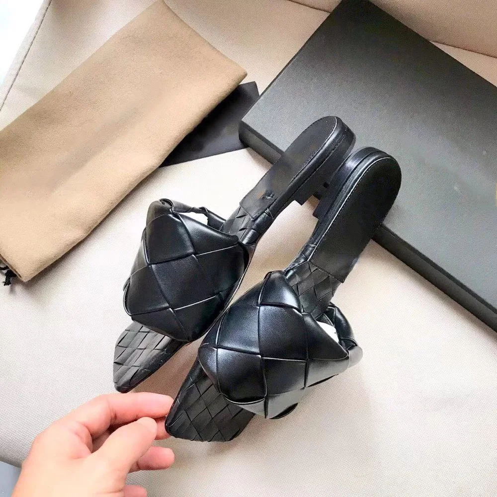 

women's sandals 2021 Luxurys Designer Slipper WATERFRONT MULE Men Women Slides Sandals Designer Shoes Black Brown White Summer