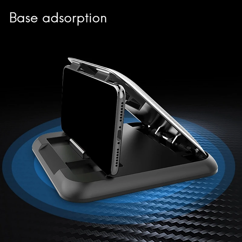 Автомобильный держатель для телефона на приборную панель из углеродного волокна