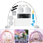 Стойка для воздушных шаров регулируемая пластиковая стойка для воздушных шаров высота 9 футов и ширина 10 футов с наполняемыми водой основаниями