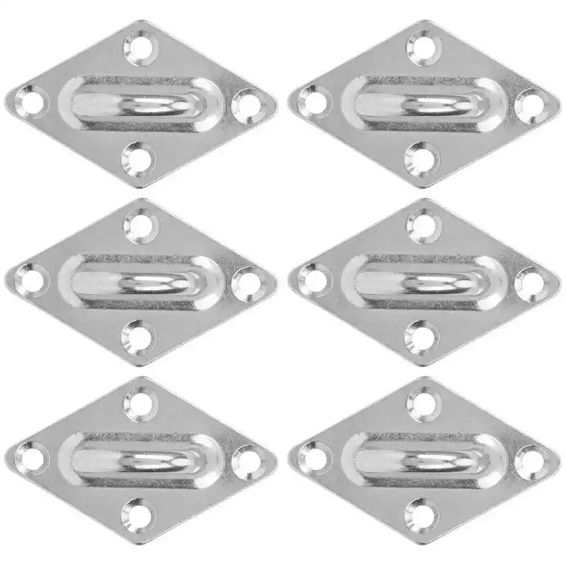 

Heavy Duty -shaped Eye Hook Plate- Marine Grade 304 Stainless Steel