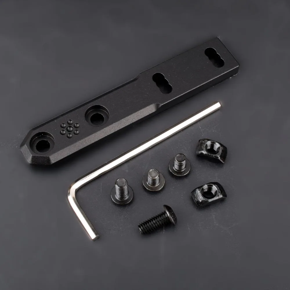 Arisaka Style Flashlight Rails Panel Mount Surefir M300 M600 Weapon Light fit M-lok Keymod 20mm Picatinny | Спорт и развлечения
