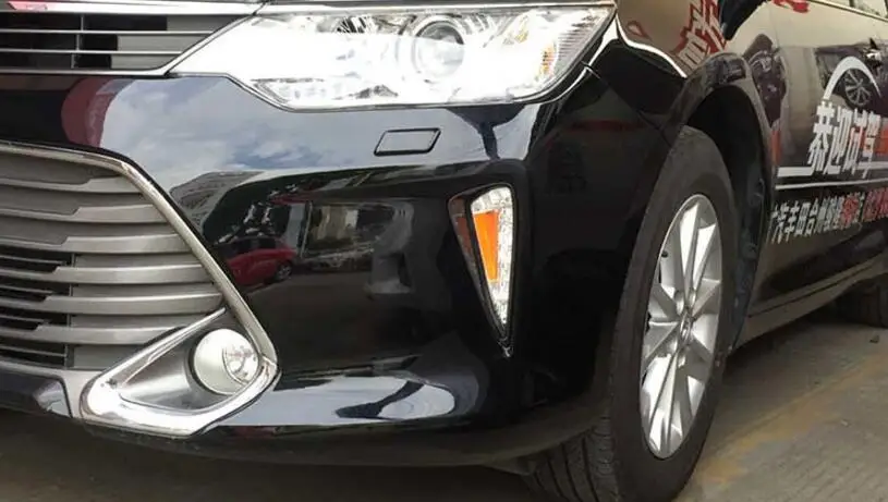 Дневные ходовые огни DRL для Toyota Camry 2015 2016 противотуманная фара 12 В дневной