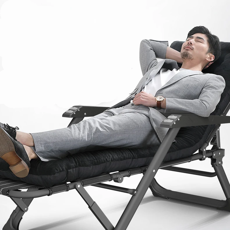 구매 라운지 의자 접이식 낮잠 낮잠 침대, 발코니 홈 레저 레이지 여름 시원한 백 오피스 휴대용 의자