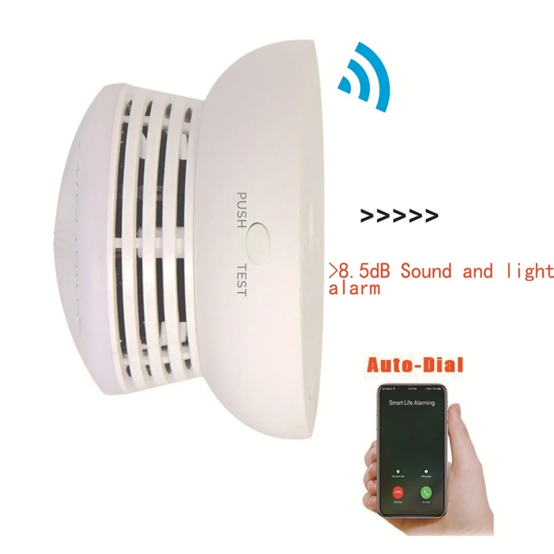 Умный Wifi датчик дыма беспроводной детектор Автоматизация домашняя система