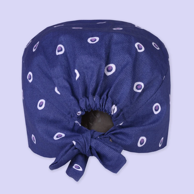 Белый круг печать Красота салон регулируемый скрабы шляпа Для мужчин женщин 100%