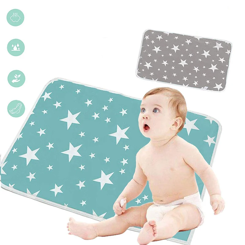 

Cotton Nappy Changing Mat Portable Diaper Mattress Cover Travel Stroller Pad Washable Baby Stuff Changer Flool Play Mats