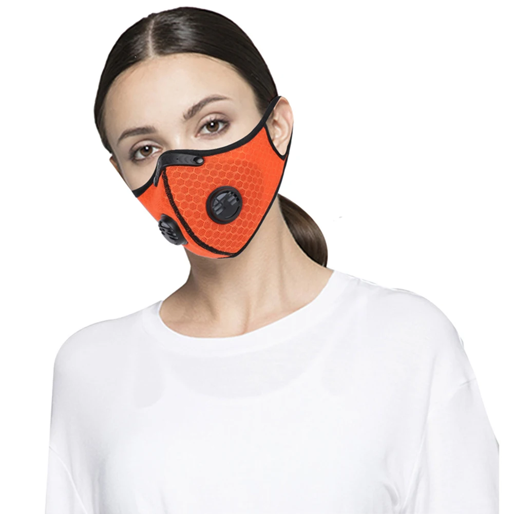 Маска для лица велосипедная с активированным угольным фильтром PM 2 5 | Спорт и