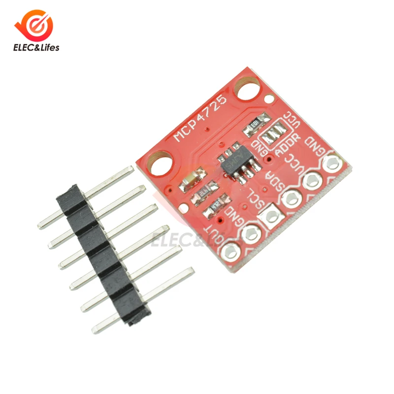 MCP4725 IIC I2C DAC плата разработки модуля прерывания цифрового преобразователя для