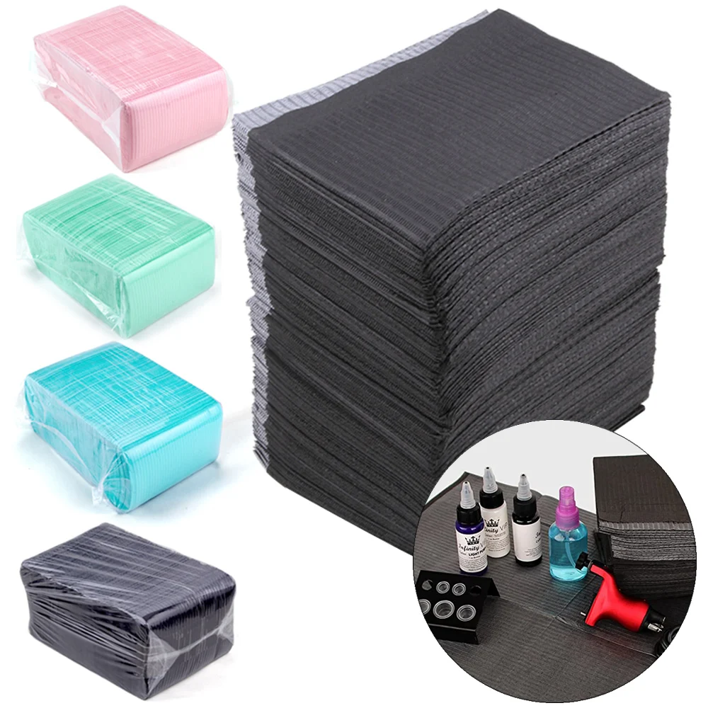 S Clean Pad Waterproof Disposable Tattoo Dental Bibs Napkins Medical Supplies Tattoo Accessory