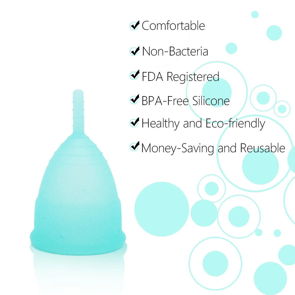 1 шт. женская гигиеническая менструальная чаша медицинский силиконовый материал