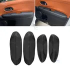 Мягкий кожаный чехол на дверной подлокотник для Honda XRV Vezel, 4 шт., панель подлокотника для автомобильной двери, кожаный чехол, наклейка, отделка, внутренние части
