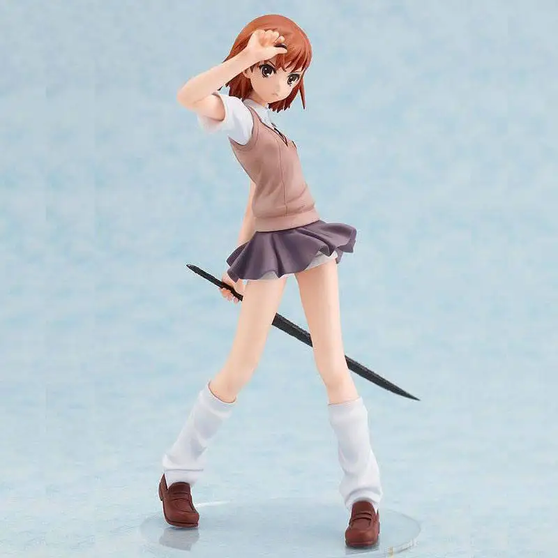 

18cm Electro Master Toaru Kagaku no Railgun Mikoto Misaka Misaka Mikoto action figure toy Anime Toyes gift doll collectors