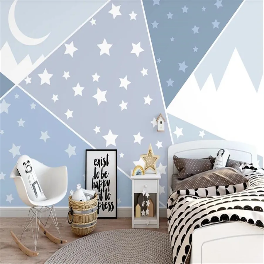 Настенные 3D-обои Milofi на заказ простой геометрический фон с изображением