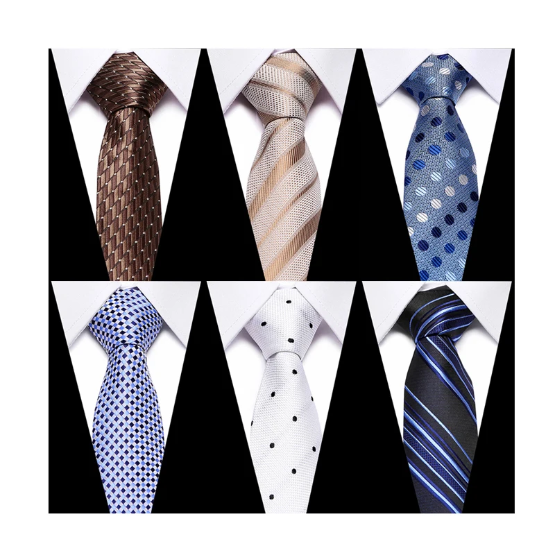

Men's Ties Solid Color Stripe Flower Floral 7cm Jacquard Necktie Accessories Daily Wear Cravat Wedding Party Gift
