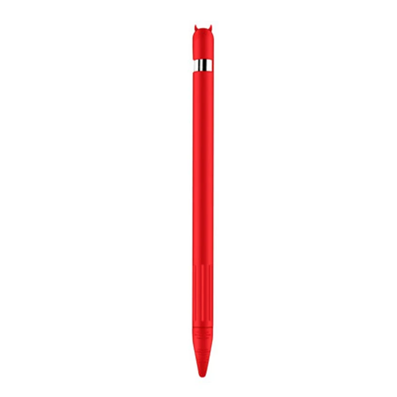 Для Apple Pencil 1 2 чехол КРЫШКА ДЛЯ iPencil iPad Pro планшет сенсорный Стилус колпачок милый кошачий ухо прокрутка силиконовый чехол