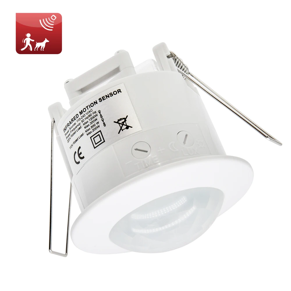 Etouch 110 V-220 V/AC 360 градусов умный инфракрасный датчик движения из PIR светильник переключатель детектор для Светодиодный светильник ing(ET041