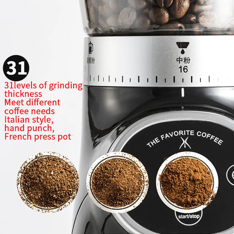 

YTK Household Coffee Grinder German High-tech Electric Convenient Small High-quality Coffee Machine Beans