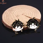 Аниме Genshin Impact Zhongli Xiao металлический значок пуговица брошь коллекция булавок медаль подвеска костюм косплей подарок