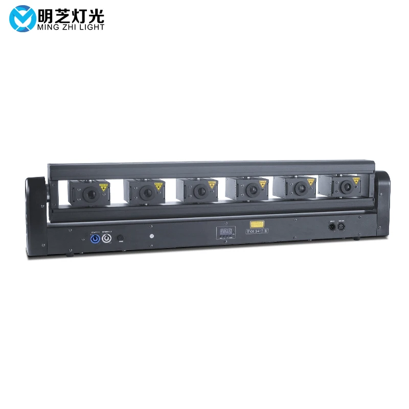 Mingzhi 6*300 МВт RGB полноцветная движущаяся головка 6 глаз лазерный луч световая