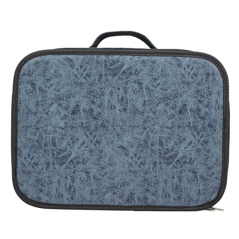 

2 Layers Salon Barber Hair Scissors Bag Hair Cutting Scissors Shear Comb Clips Organizer