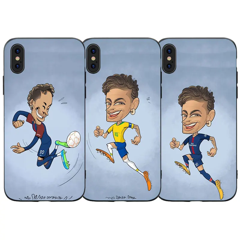 Модный мягкий силиконовый чехол для телефона с изображением футбольного мяча