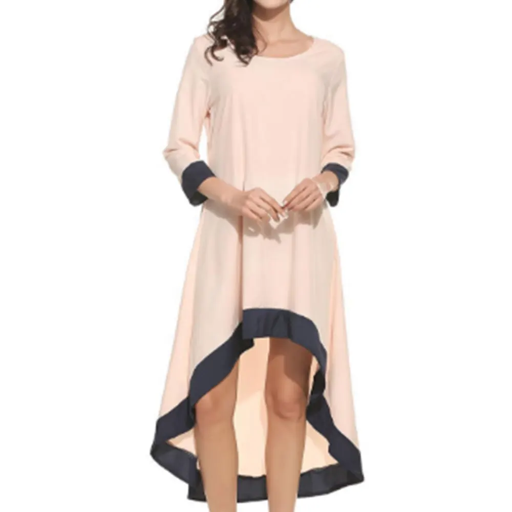 Повседневное женское платье свободного кроя готического размера плюс летнее |