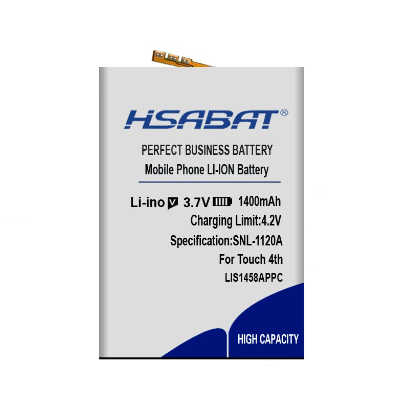 HSABAT LIS1458APPC 1400mAh Аккумулятор для iPod Touch 4-го поколения 4 4g touch 4 в пределах инструментов