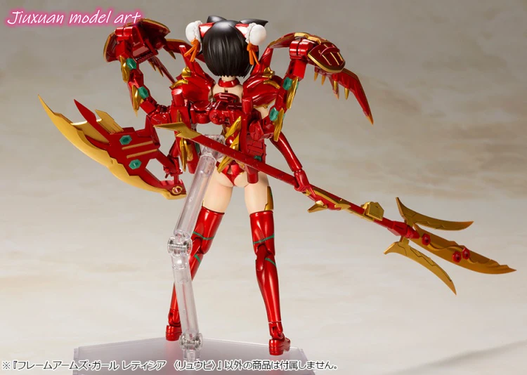 

100% Original genuine Assembling model Mecha girl Leticia Liu Bei Mobile Suit Girl Action Figure Anime Figure Model toys Gift