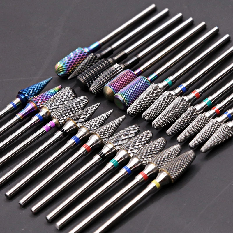 Твердосплавные роторные сверла для ногтей электрическая фреза маникюрного