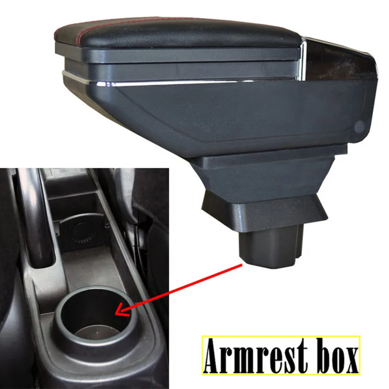 Контейнер для хранения центральный подлокотник консоли двухслойный Mazda 2 Demio 2002