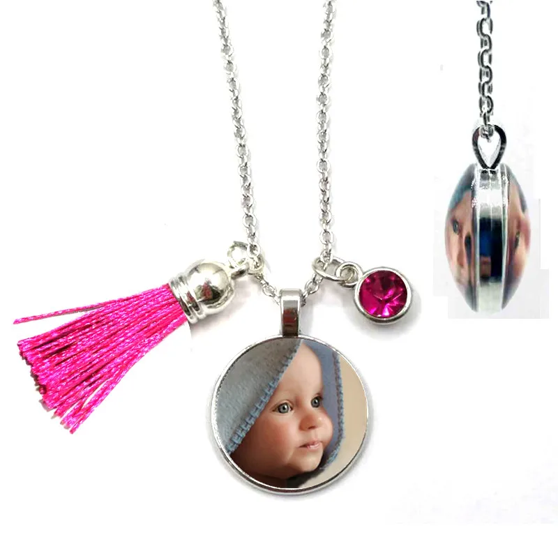 DIY Двусторонняя личности кисточкой на день рождения каменный брелок ребенка