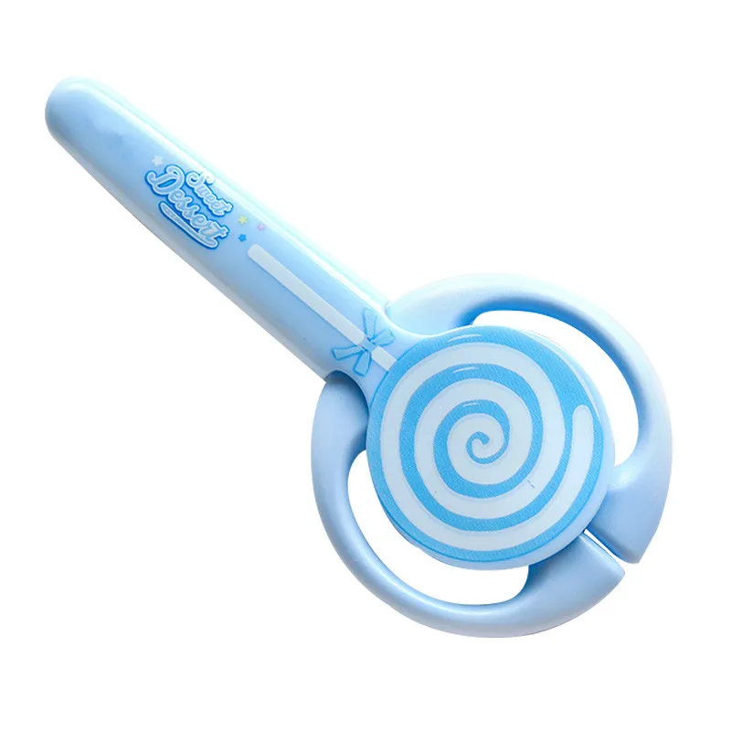 Милые портативные ножницы в виде леденцов безопасные канцелярские