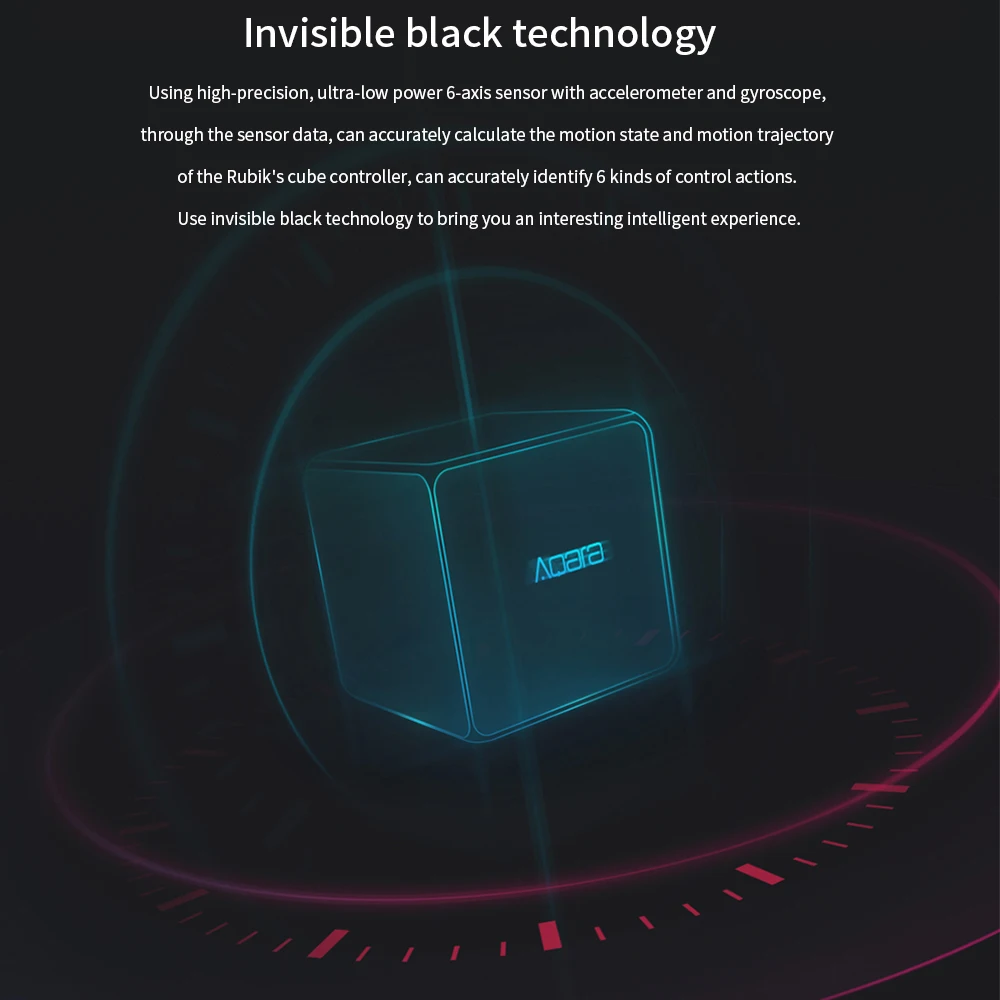 Контроллер Aqara Magic Cube Zigbee устройство для умного дома шесть действий управление