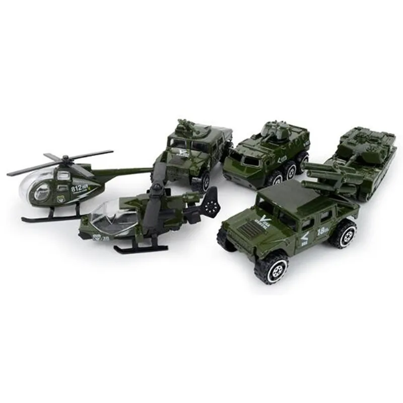 6 шт./компл. оттяните назад литой под давлением сплав автомобиль полицейский