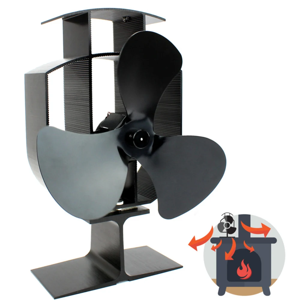 Вентилятор для плиты с 3 лезвиями|Комплекты и аксессуары каминов| |