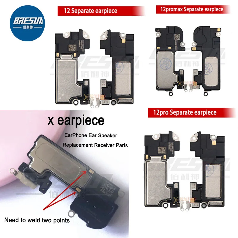 Верхний передний наушник для iPhone X XR XS XSM 11 PRO 11PROMAX 12 mini 12Pro Max наушники динамик