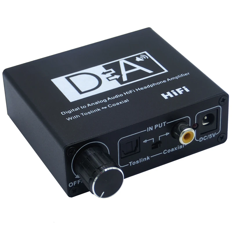 Hi Fi DAC Amp цифро аналоговый аудио преобразователь RCA 3 5 мм усилитель для наушников