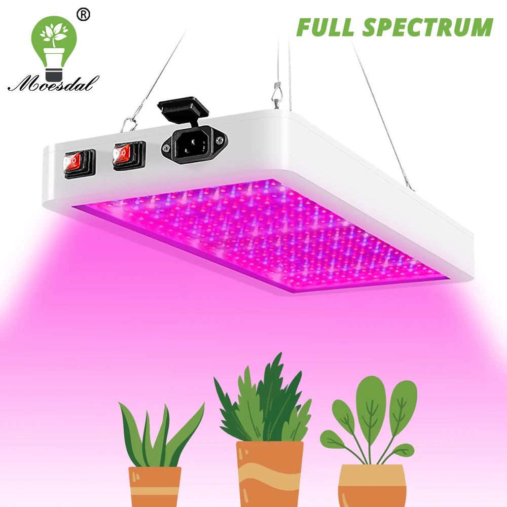 Full Spectrum 160W LED Grow Light with 312*2835 Leds Chip Waterproof Phytolamp Growth Lamp 265V Plant Lighting for Indoor Plant