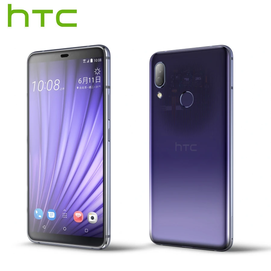 Мобильный телефон htc U19E 4G LTE 6," 1080x2160p 6 ГБ ОЗУ 128 Гб ПЗУ две sim-карты Snapdragon710 Восьмиядерный NFC 3930 мАч Android 9,0