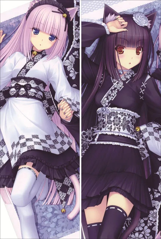 S13 Аниме Nekopara Chocolat Dakimakura Чехол персонажи ванильный чехол Neko Para кошки рай кокосовые объятия чехол для подушки - Цвет: S13