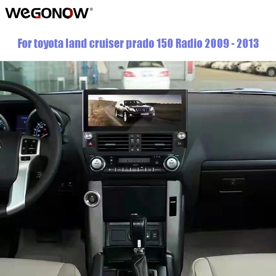 Carplay 2Din Android 10 автомобильный мультимедийный плеер Navi GPS 4G + Wifi для toyota land cruiser prado 150
