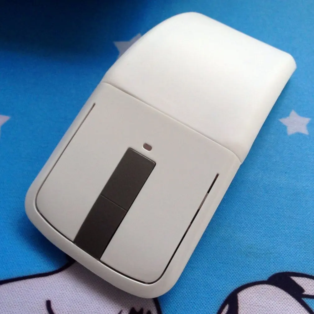 

Portable Foldable Arc Touch Wireless Mouse Ultra-thin 2.4GHz Optical Mouse for PC Notebook Computer Home Office Use