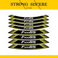 motorcycle sticker stripe model logo wheel stickers tires waterproof decals for bmw f700gs a set of 8 pcs