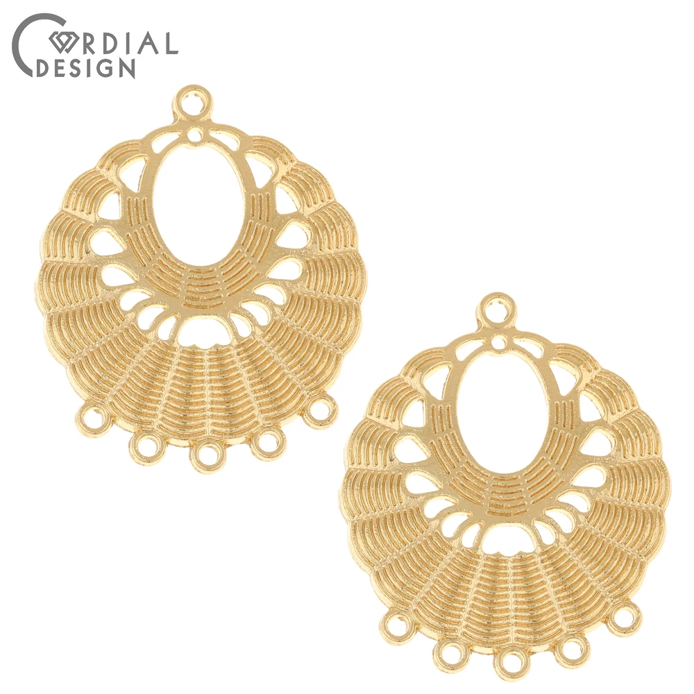 

Cordial Design 50Pcs 30*36MM Jewelry Accessories/Connector/Hand Made/Round Shape/DIY Making/Charms/Jewelry Findings & Components