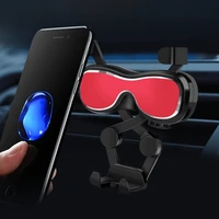 gravity car phone mount air outlet mobile phone holder 360%c2%b0 rotating stand hands free cellphone cradle for iphone huawei samsung