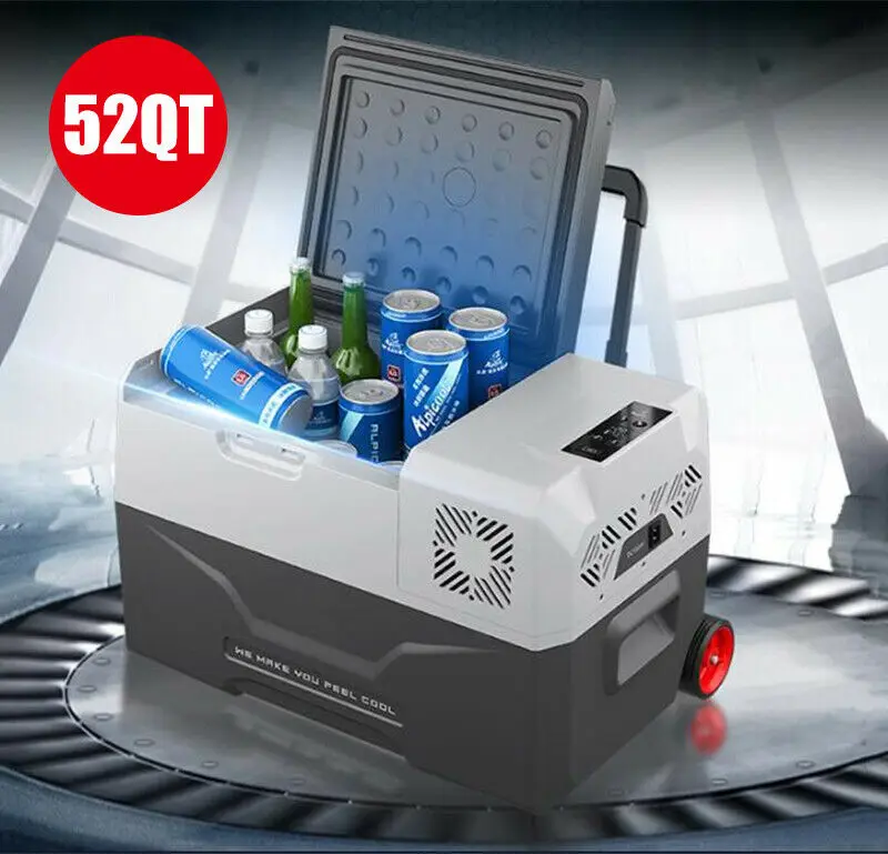 50L/52QT переносной мини-холодильник охладитель автомобильный компрессор холодильник мини-холодильник с телефоном APP контроллер