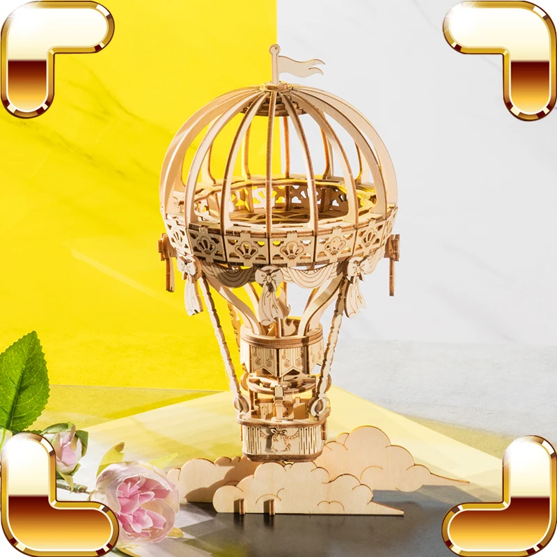 Детский подарок на день воздушный шар 3D деревянные пазлы сделай сам сборная